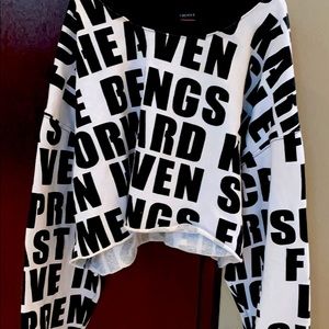 Amazing long sleeve crop top